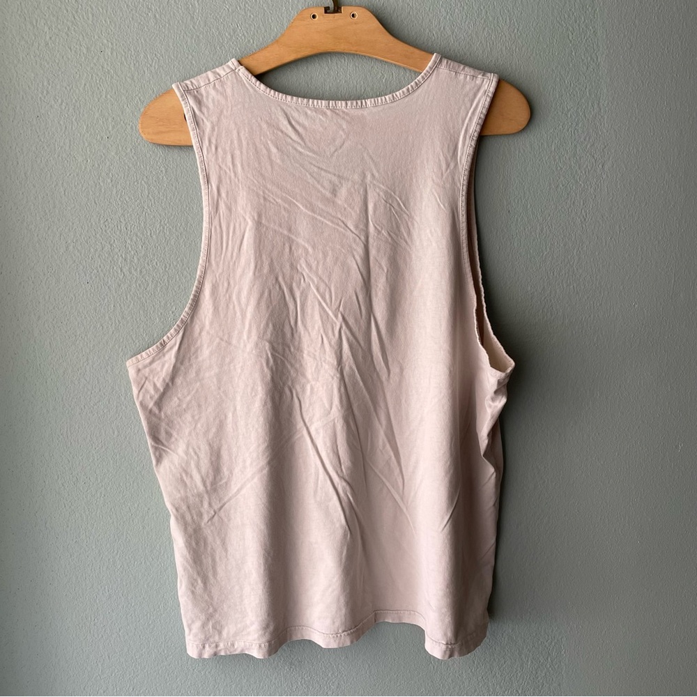 ♦️5/$15♦️ Rowdy Gentlemen | Reagan Bush ‘84 Distressed White Tank Top - Picture 3 of 7